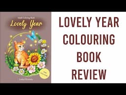 Lovely Year by Lenka Filonenko | Colouring Book Review