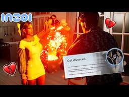HE CHEATED, SO LETS BURN HIS CLOTHES 🙂‍↕️🔥 • InZOI 🩵☁️ | What's Your InZOI Story Challenge | EP. 2