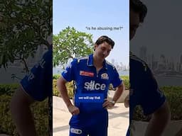 Ye apke sath ek chhota sa prank hua 😝 #mumbaiindians #focusedindian