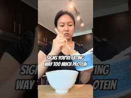 Signs You're Eating Too Much Protein #shorts #protein #highprotein