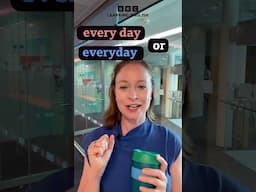 every day or everyday – what’s the difference? #shorts