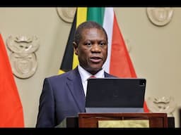 Deputy President Paul Mashatile addresses the T20 Africa High-Level Policy Dialogue, 29 April 2025