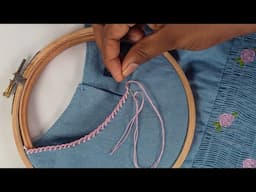 Embroidery Stitches Hacks, Neckline to Sleeve Fix | Easy for Beginners
