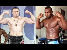 The Russian GIANT brutally KNOCKS OUT a HUGE Brazilian fighter! Brutal  battle of heavyweights!