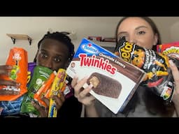 [ASMR] Trying American Snacks🇺🇸