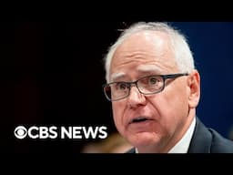 Minnesota Gov. Tim Walz speaks after suspect arrested in shootings of two lawmakers | full video