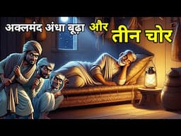 🔴 अक्लमंद अंधा बूढ़ा और तीन चोर । Hindi Moral Story  | नई कहानियाँ I | Moral kahani। bedtime story