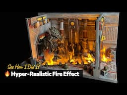 We made the Most Realistic Fire Ever Seen on a Diorama Alien: Earth