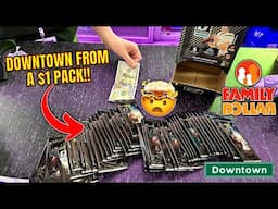 *WE PULLED A DOWNTOWN FROM A $1 PACK?!💰 WE FOUND THE RAREST BOX OF SPORTS CARDS AT FAMILY DOLLAR?!🤯