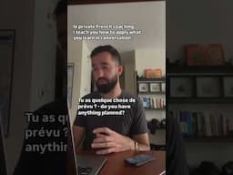Quelque chose de prévu