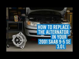 How to Replace the Alternator in Your 1999-2003 SAAB 9-5 SE 3.0l