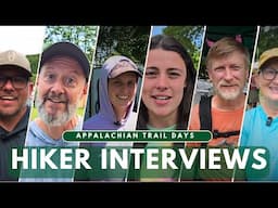 Hiker Interviews From Appalachian Trail Days 2025!