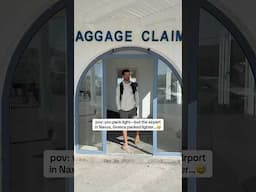 This is not a joke…this is the entire baggage claim in Naxos, Greece😅🇬🇷