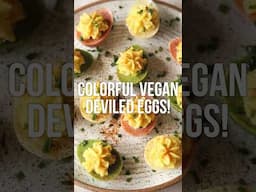 Pretty Deviled Eggs (Vegan)