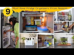 9 Must Have Fridge Organizers | Small Fridge Organization Hacks | Space Saving Organizer Ideas