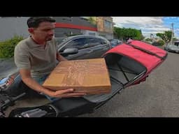 Me mandaron flores para dos Mujeres | Uber Flash | Repartiendo en la MOTTU de TVS