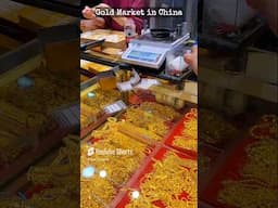 Gold Market in Shanghai, China | Best Place to Buy 24K Chinese Gold in China #24kgold #goldjewelry