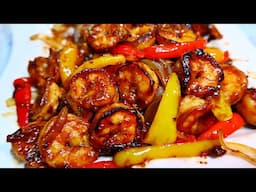 Shrimp and Pepper Stir Fry Recipe - Easy Shrimp and Vegetable Stir Fry
