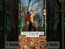 I haven't trained in 14 days... #onearmpullups #calisthenics