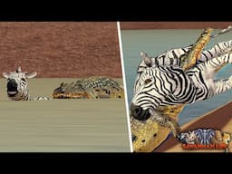 Crocodile Hunting RUINED By Angry Hippo! | ROBLOX Savannah Life