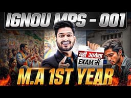 IGNOU MPS 01 Political Theory Most Important Questions with Answers | M.A 1st Year.