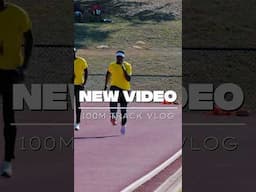 100m PRO Sprinter VLOG Promo 🎥 #shorts