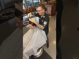 10X Speed Long Trim Side Part Pompadour: Blazing Fast Haircut Transformation! ✂️⚡️