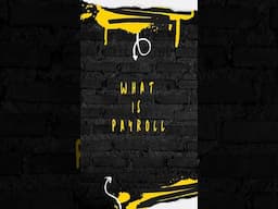 What is Payroll in HR #payroll #job #hr #hrpayroll #employees