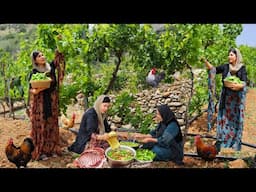 🌱IRAN VILLAGE LIFE AND A POPULAR SPRINGTIME DISH IN TRADITIONAL VILLAGE STYLE