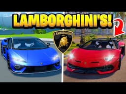 Every Car Game With LAMBORGHINIS On Roblox!