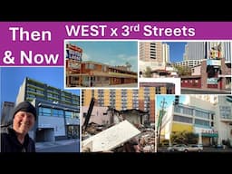 RENO Then & Now - Exploring West Street Block btn 3rd & 4th, Ruin Motels of Jacobs Entertainment