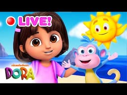 🔴 LIVE: Summer Camp with Dora! | Dora & Friends