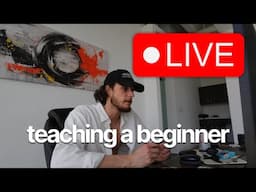 Teaching A Beginner to Build a $10K/Month Agency [LIVE]
