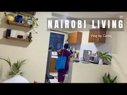 Daily Living in Nairobi | Cleaning Routine | Grocery Restock |  Micro Business | SOLO LIVING VLOG
