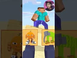 HELP Herobrine To Choose And Win The Strongest Heavy #friendship #shorts