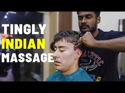 ASMR: Tingly Indian Head Massage at Omen Barbershop💈