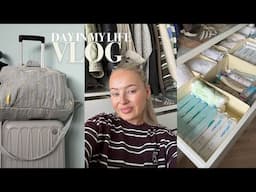 SPEND THE DAY WITH ME | what's in my hospital bag, nesting + we're almost ready...