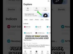 Track Market Events with the Economic Calendar in TradingView Mobile #tradingview #mobiletrading
