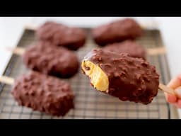 Don't buy ice cream any more! A new easy and delicious ice cream recipe! Mango chocolate ice cream