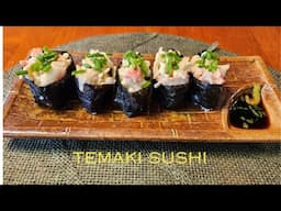 HOW TO MAKE TEMAKI SUSHI ,MERRY SAKURA TV