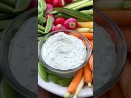This Creamy Ranch Dip Will Make You Want to Eat Veggies! 🥕😋 #shorts