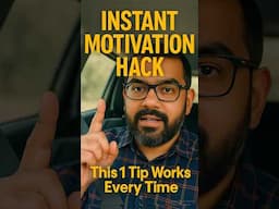 Instant Motivation Hack That Works Every Time | Best Tip to Boost Your Energy in Seconds! | #shorts