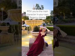 POV: you’re the main character in your own Regency drama 🪭