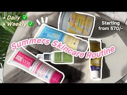 *AFFORDABLE* Summer Skincare Routine ✨