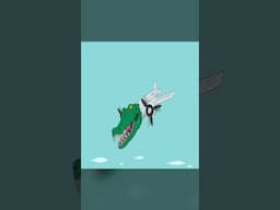 BRR BRR PATAPIM VS BOMBARDIRO CROCODILO! Cartoon Animation #shorts