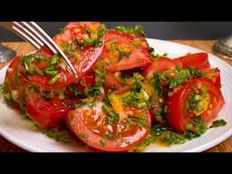 Das einfachste Rezept für leckere Tomaten! 🍅 Ein toller Snack für jeden Tag!