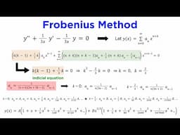 Power Series Solutions Part 2: Frobenius Method