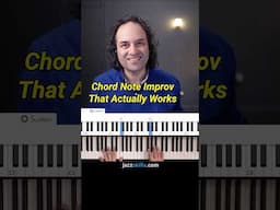 Fix Your Chord Tone Improv Instantly #jazzimprovisation