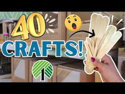 40 Amazing Ways to Use Craft Sticks! Beginner Friendly Dollar Tree DIY Ideas for Your Home!