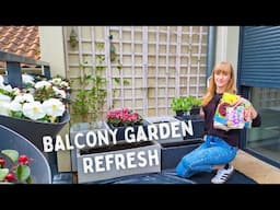 Spring Refresh for a Sunny Balcony Garden! New Plants & Easy Care Tips